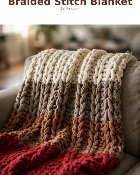 Crochet Braided Stitch Blanket: A Timeless Cozy Classic