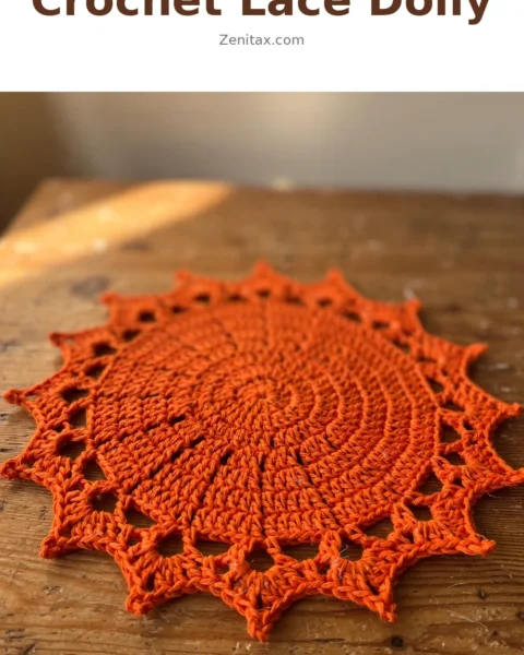 Crochet Lace Doily: A Timeless Handcrafted Accent