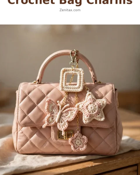 Crochet Bag Charms: A Whimsical Handmade Accent