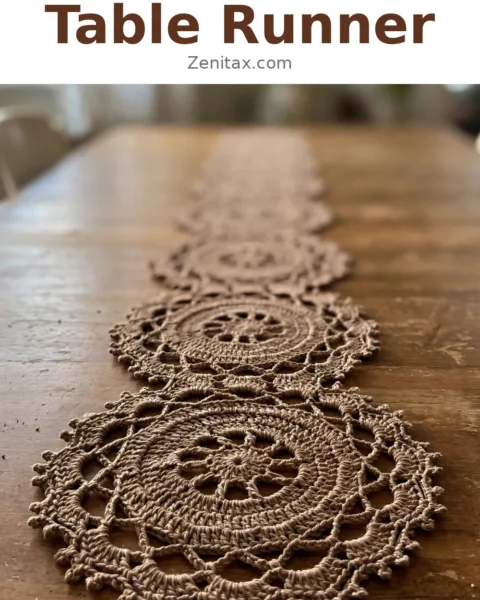 Crochet Lace Table Runner Free Crochet Pattern