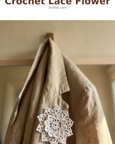 Crochet Lace Flower Free Crochet Pattern