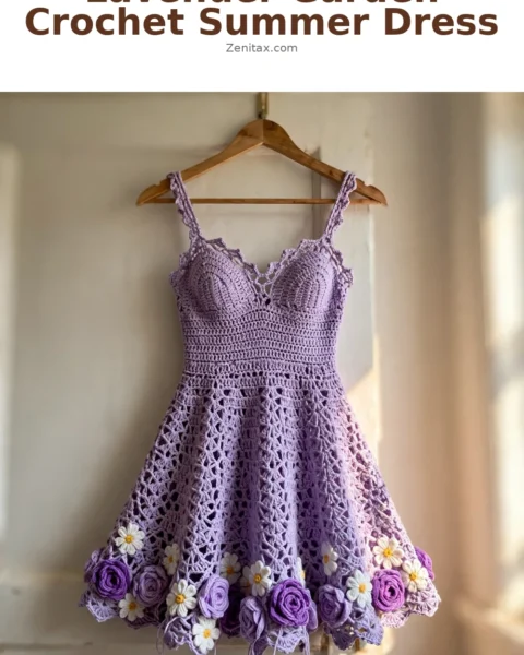 Lavender Garden Crochet Summer Dress Free Crochet Pattern